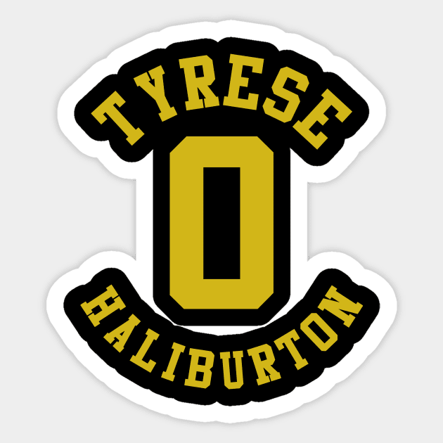 Tyrese Haliburton Sticker by Zimmermanr Liame